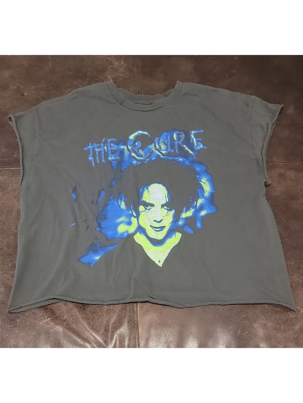 The Cure In Between Days Cropped Shirt Womens LG 2025 Merch Goth Rock Tee 406